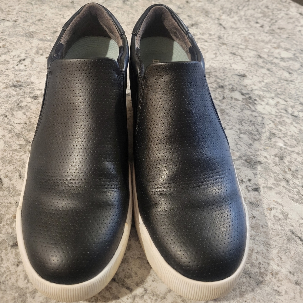 Dr Scholl's Black Wedge Slip-On Sneakers - Picture 2 of 10